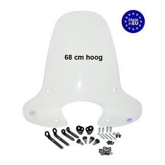 windscherm hoog (made in EU) new classic bellagio/iva-firenzo/razzo-vinice/berini-classic/gt- agm LX 68cm helder Regia