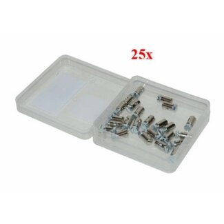 nippel schroef gaskabel 6x9mm 25pcs - Default
