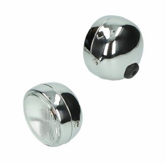 Puch koplamp rond maxi/puch chroom DMP