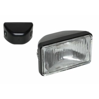 koplamp rechthoekig (made in EU) 160mm zwart guia