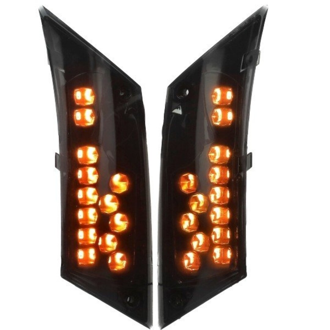 Piaggio knipperlichtset led SP zip2000 smoke achter DMP