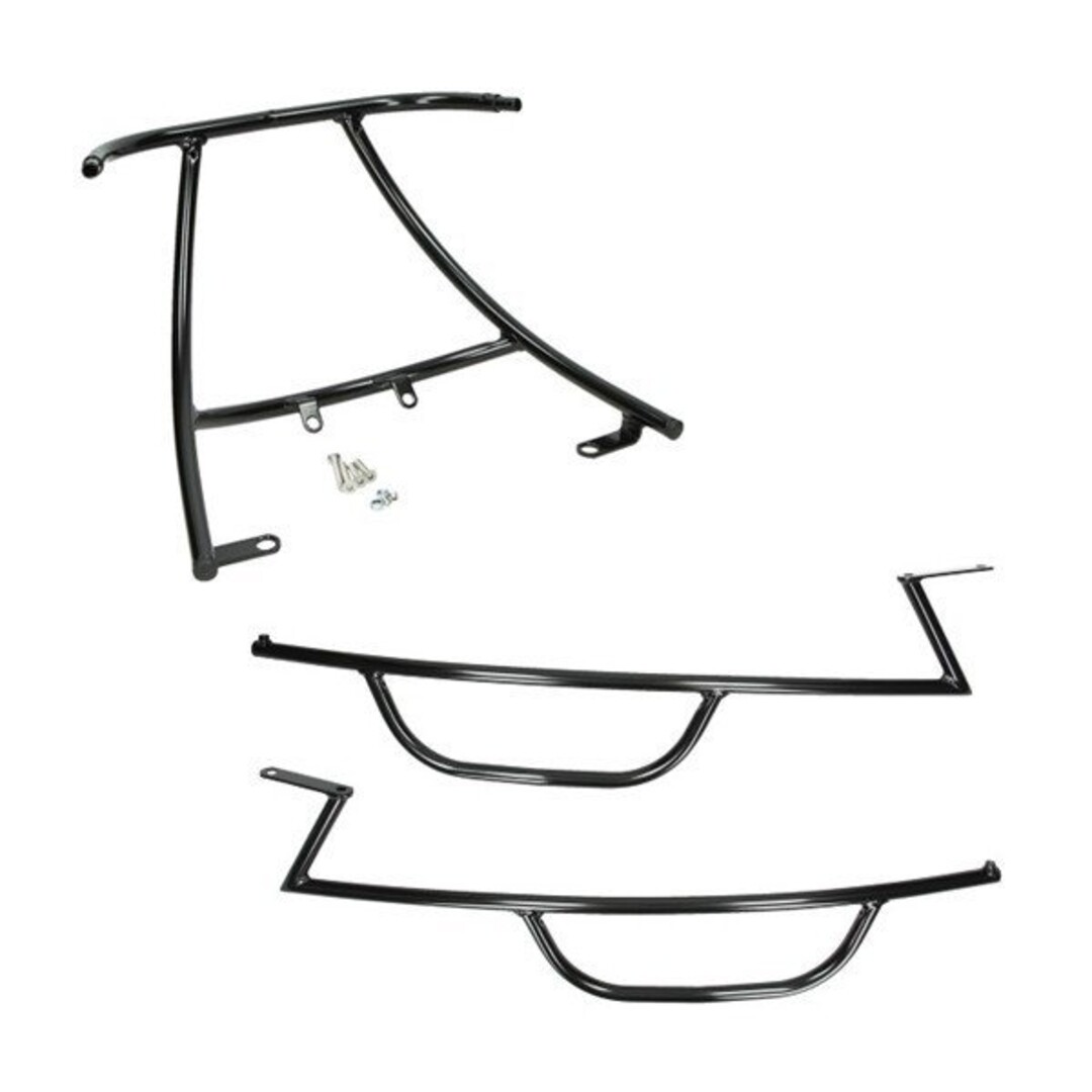 sierbeugelset achterzijde (made in EU) chi lx/nap/riva1/toscana/vespelini/vx50agm zwart glans Regia