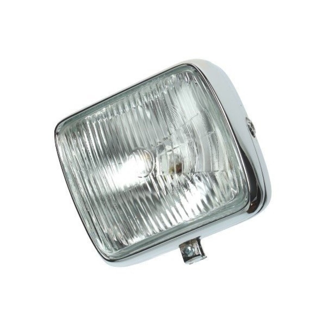 koplamp vierkant zundapp chroom