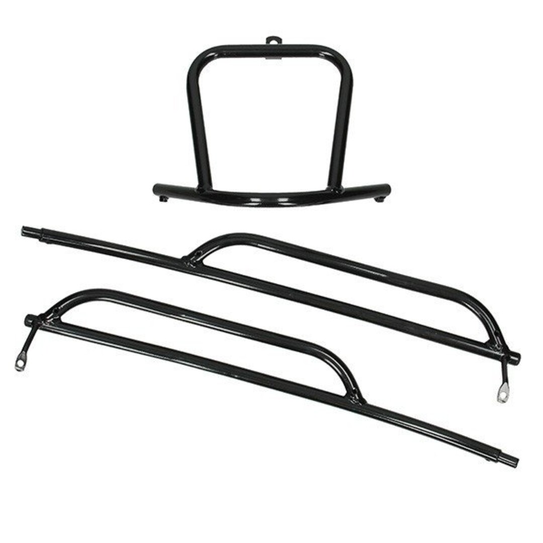 sierbeugelset achter fiddle zwart glans DMP