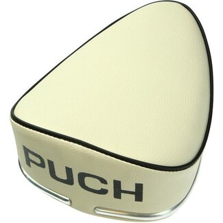 Puch zadel oldtimer (made in EU) o.a. condor woord puch achterop creme