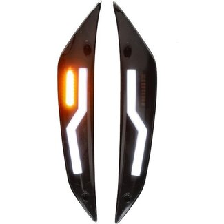Piaggio knipperlichtset led tube E-keur EVO-1 zip2000 smoke voor Power1
