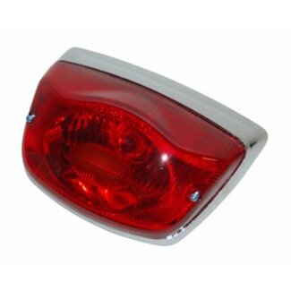 achterlicht + rand mod. orig lxv/vespa lx/vespa S chroom DMP