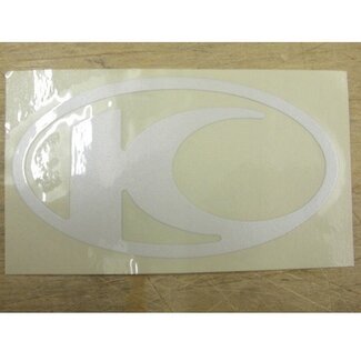 Kymco sticker logo beenschild kymco wit kymco orig 86700-ldc8-e70-t01