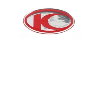 sticker kymco logo klein grand dink/super9/vit rood kymco orig 86102-kfa6-e00-t01