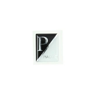 sticker logo voorscherm zwart/wit 3d lx/piag/primav/sprin
