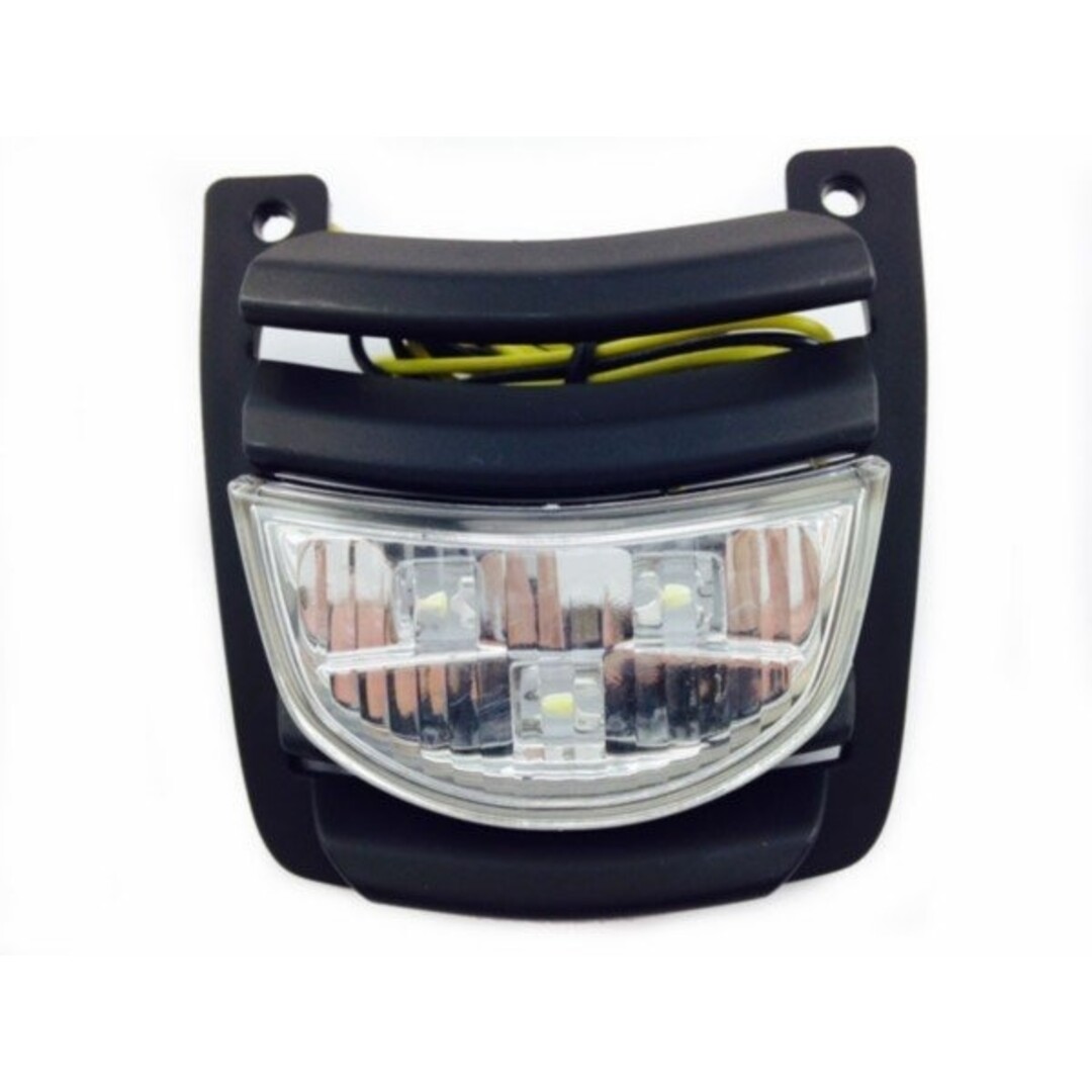 Vespa rooster + led lamp voorscherm midden vespa S zwart mat