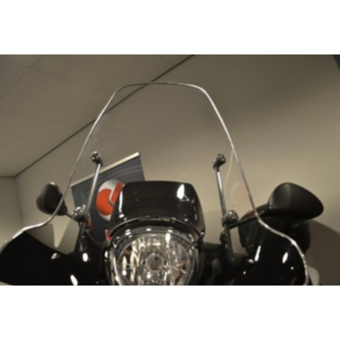 sierstrip plaatwerkset windscherm kreid/scooter 2m chroom DMP