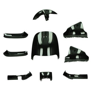 Plaatwerkset glans zwart 9‑delig Segway E110/E125