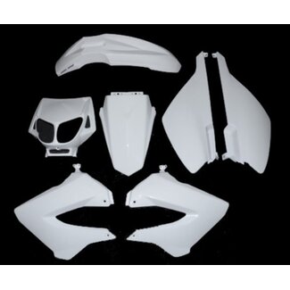 Derbi plaatwerkset mod. std senda wit DMP 7-delig