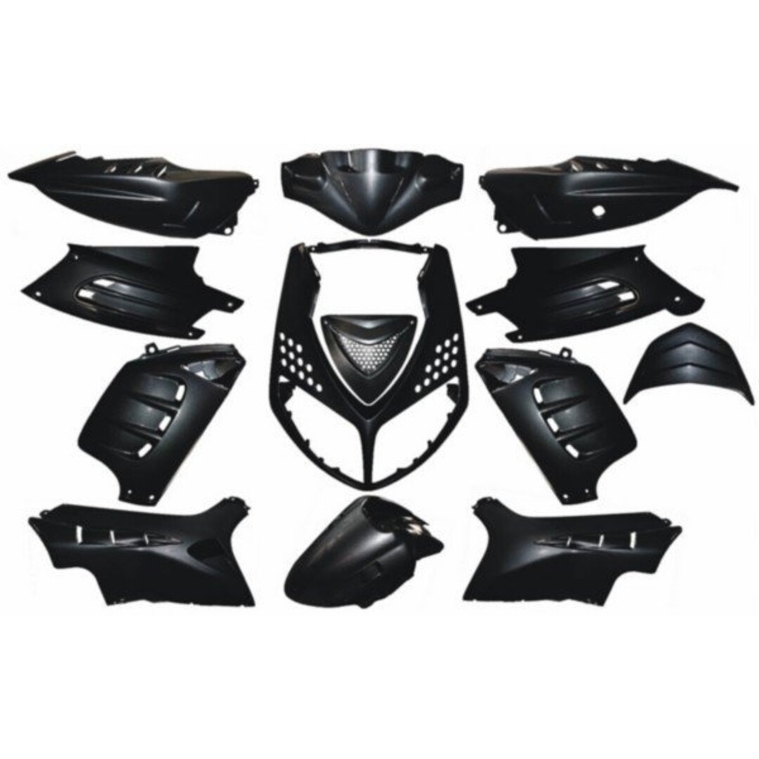 plaatwerkset sport speedfight 2 zwart metallic DMP 13-delig