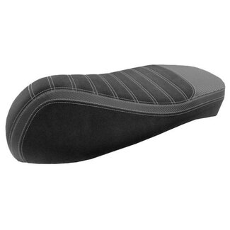 buddydek alcantara streep Sport (made in EU) vespa zwart/grijs gts all/gts125/gts250/gts300e4