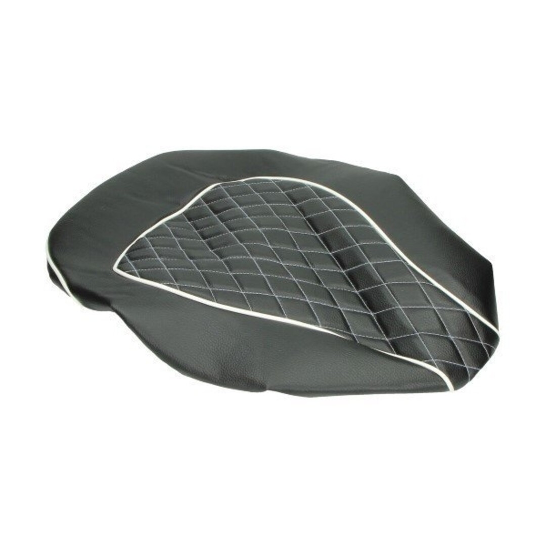 Piaggio buddydek (made in EU) chesterfield zwart/wit zip2006 4t