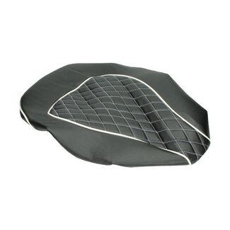 Piaggio buddydek (made in EU) chesterfield zwart/wit zip2006 4t