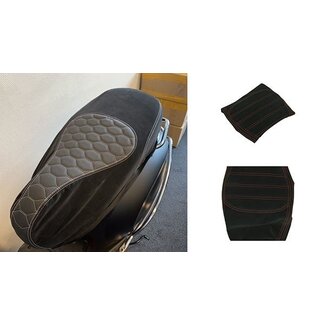 buddydek (made in EU) Designo rode sticksels Alcantara vespa gts all/gts125/gts250/gts300 zwart