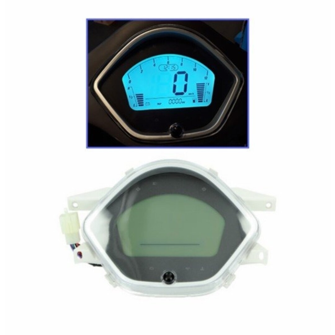 China Lx km tellerset digitaal (blauw) ronde koplamp o.a. felice/riva/toscana/vx50agm