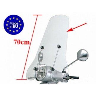 Windscherm hoog los Vespa LX 70 cm (Made in EU)