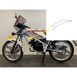 Honda frame beugelset voorlangs de cilinder honda mb5 wit - Default