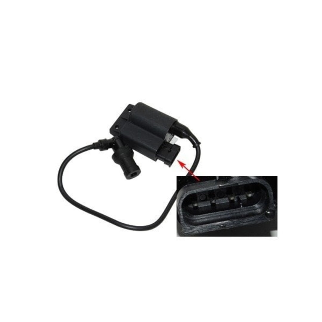 Bobine/CDI-unit 45km Euro 2 Piaggio 4-takt 2-klep – incl. kabel en bougiedop – o.a. Zip, Fly, LX, S, LXV, Sprint, Primavera