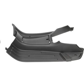Ongespoten zwarte treeplank Vespa LX