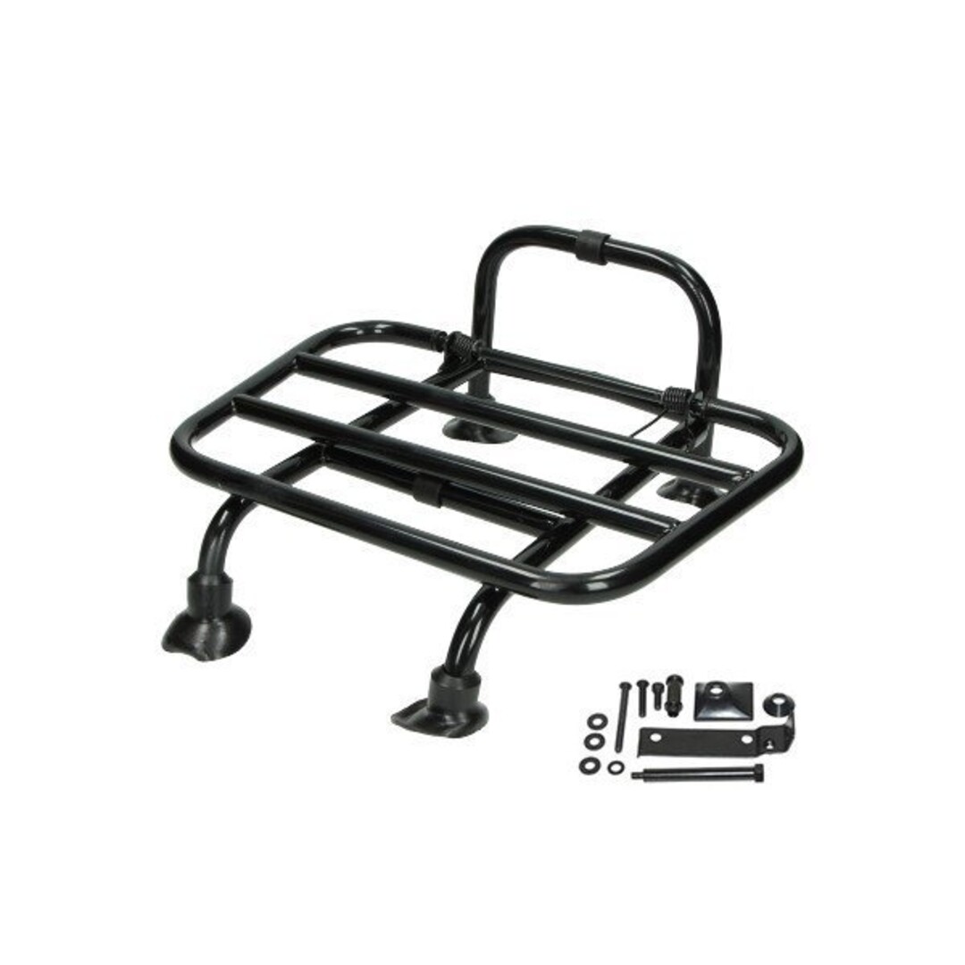 voordrager opklapbaar primav/sprin zwart glans