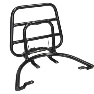 Piaggio achterdrager opklapbaar (made in EU) zip2000 zwart glans