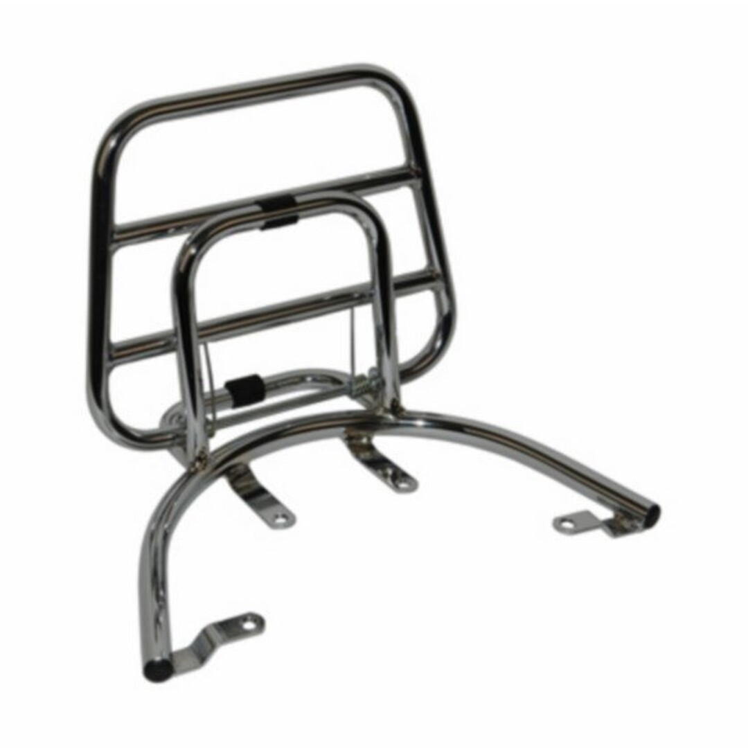 Piaggio achterdrager opklapbaar (made in EU) zip2000 chroom