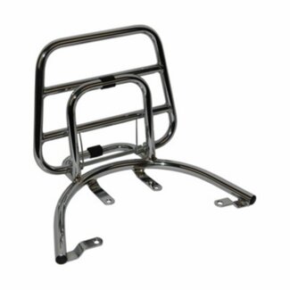 Piaggio achterdrager opklapbaar (made in EU) zip2000 chroom