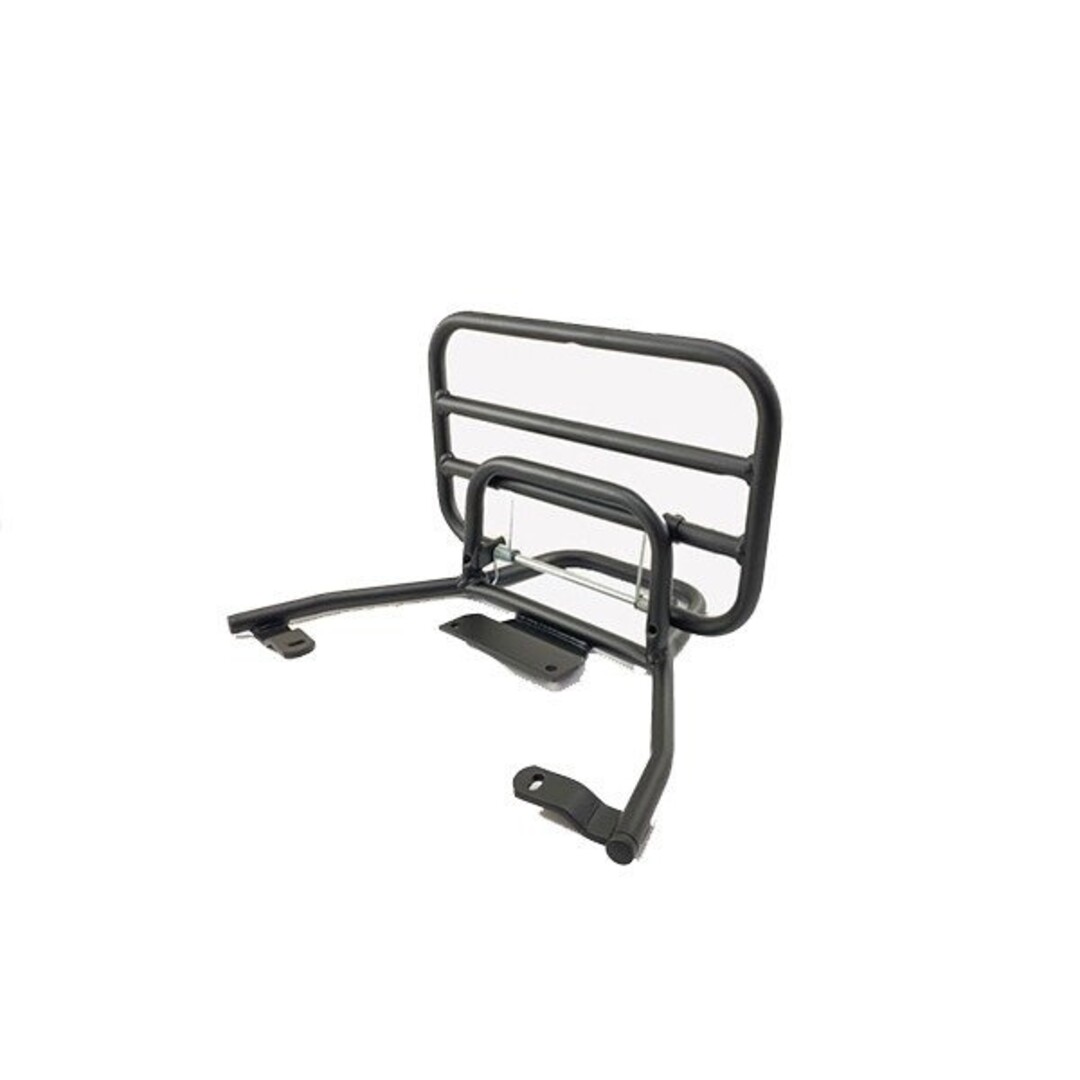 Piaggio achterdrager opklapbaar zip 4t zwart mat faco=op=op