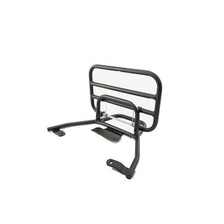 Piaggio achterdrager opklapbaar zip 4t zwart mat faco=op=op