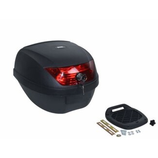 Topkoffer DMP 28L Zwart Afneembaar