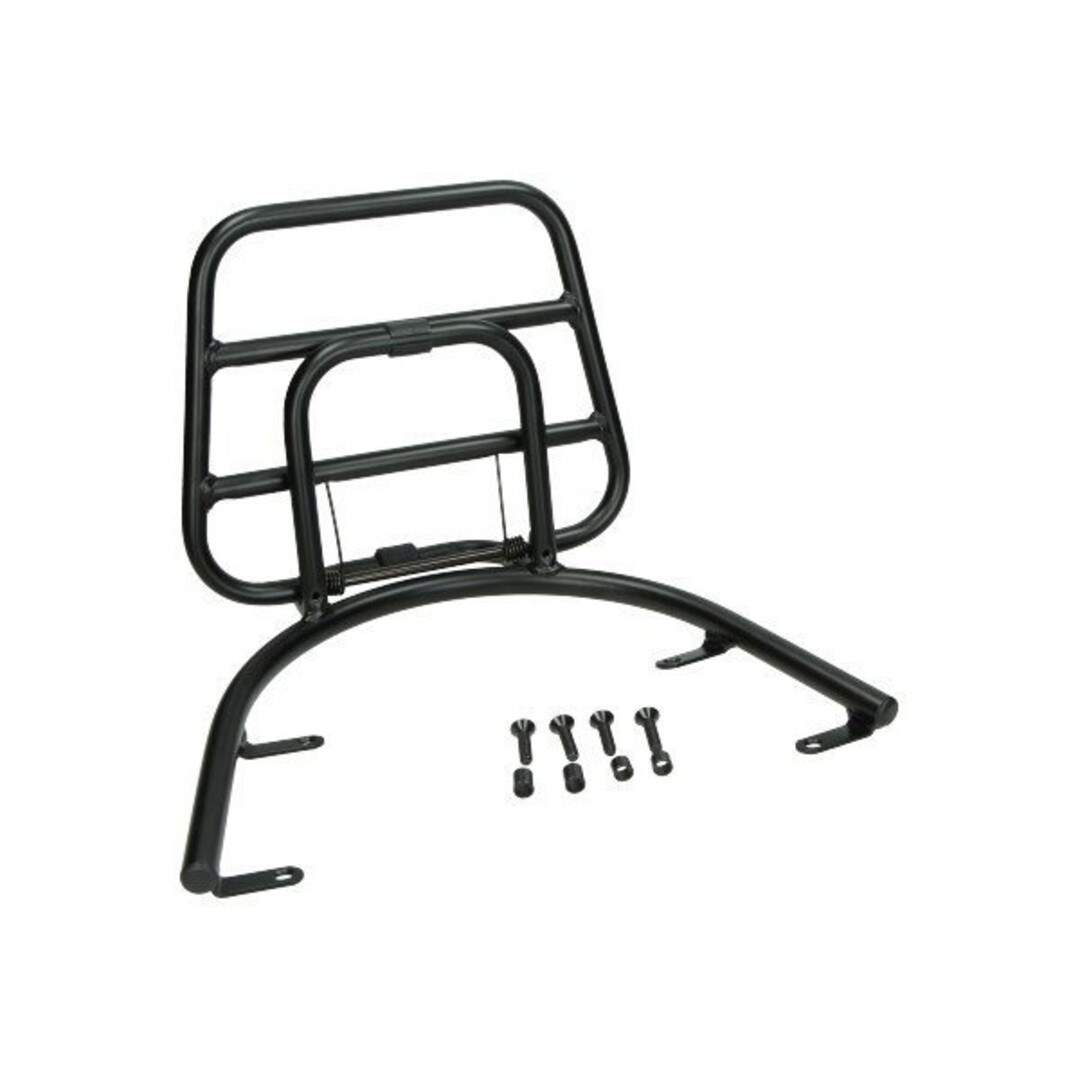 achterdrager opklapbaar (made in EU) E2 zwart mat Ecooter