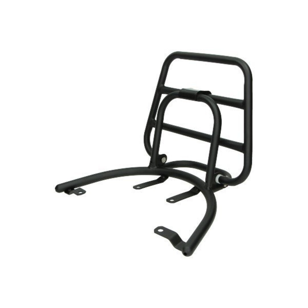 Piaggio achterdrager opklapbaar zip2000 zwart mat DMP