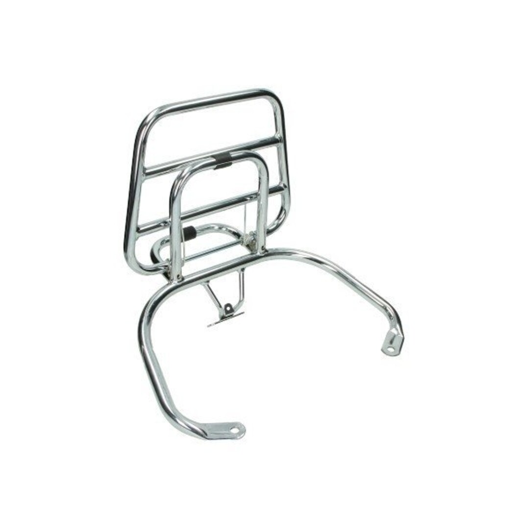 achterdrager opklapbaar (made in EU) lxv/vespa lx/vespa S chroom Regia