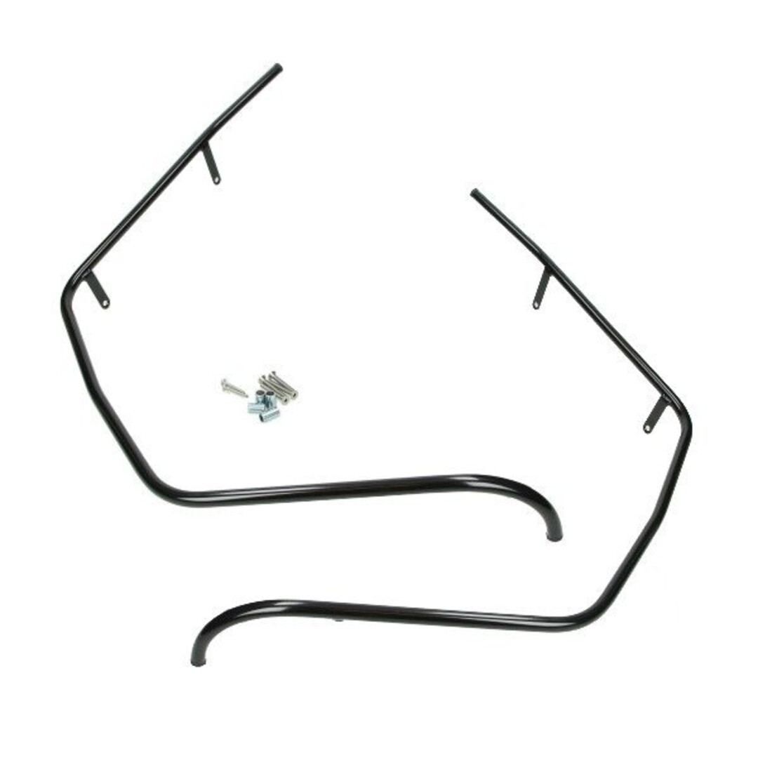 sierbeugel voorscherm (made in EU) zwart glans chi lx/nap/riva1/RL-50/vespelini/vx50agm zwart glans voor