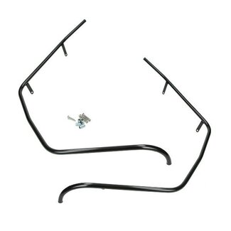 sierbeugel voorscherm (made in EU) zwart glans chi lx/nap/riva1/RL-50/vespelini/vx50agm zwart glans voor