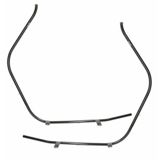 DMP Sierbeugel set voorscherm chi lx/ nap/ riva1/ vx50agm zwart mat DMP