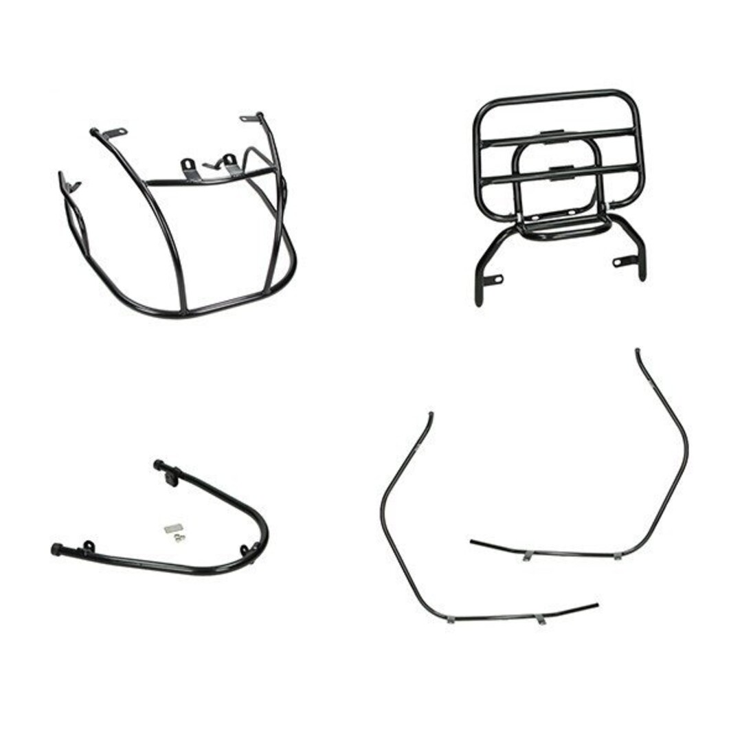 sierbeugelset compleet chi lx/nap/momo/riva1/toscana/vx50agm zwart mat DMP 4-delig