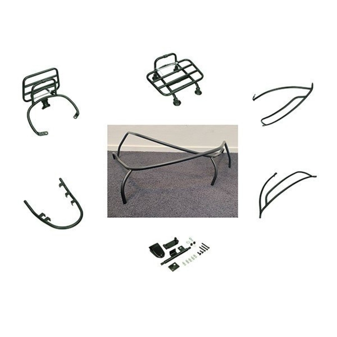 sierbeugelset compleet + dragers primav/sprin zwart mat DMP 5-delig