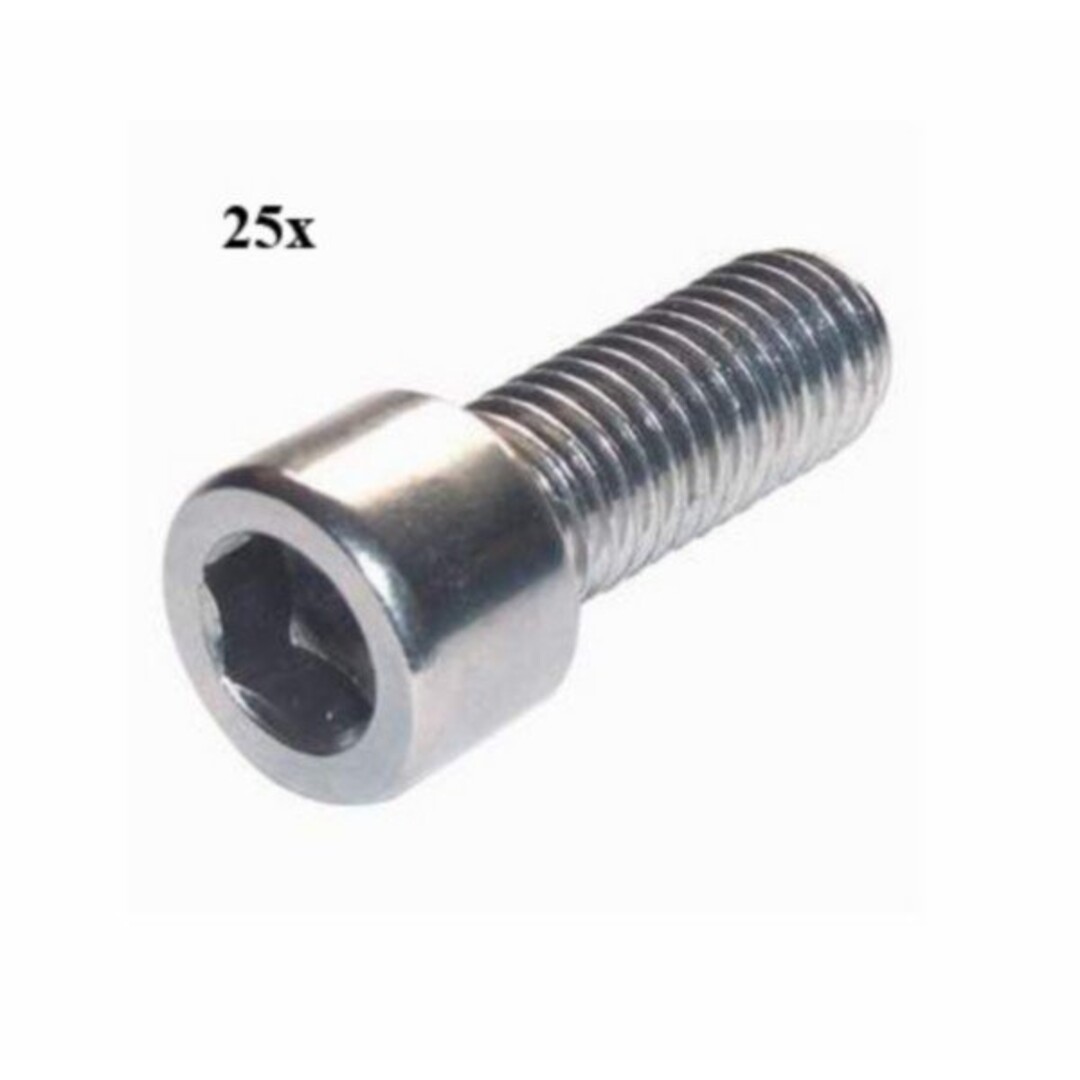 bout inbus m6x20mm 25pcs