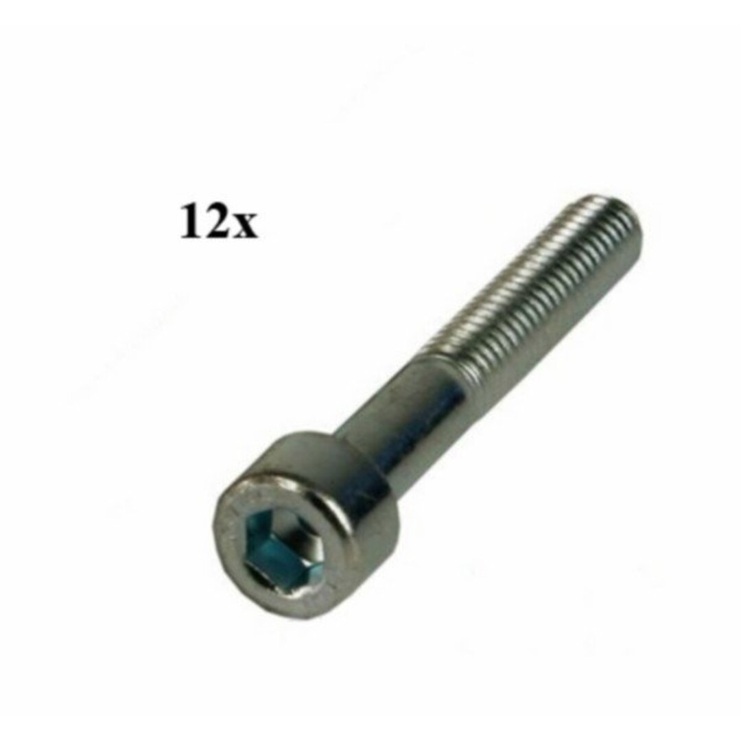 bout inbus m6x45mm 12pcs