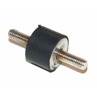 silent block met tapeind uitlaat 6mm DMP