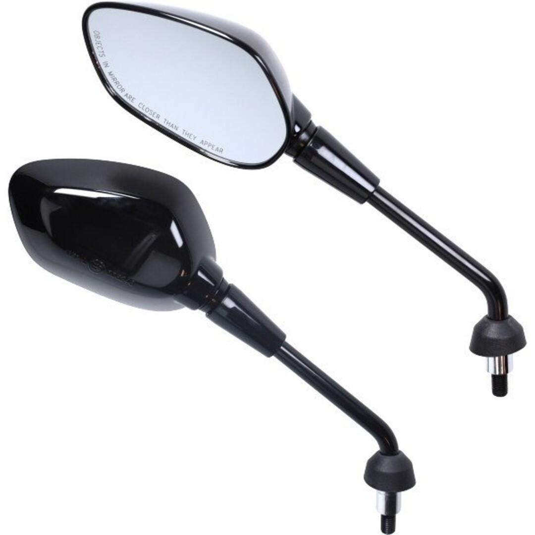 spiegelset e-keur origineel  model GTS300euro/gts300hpe/GTS300RST zwart glans