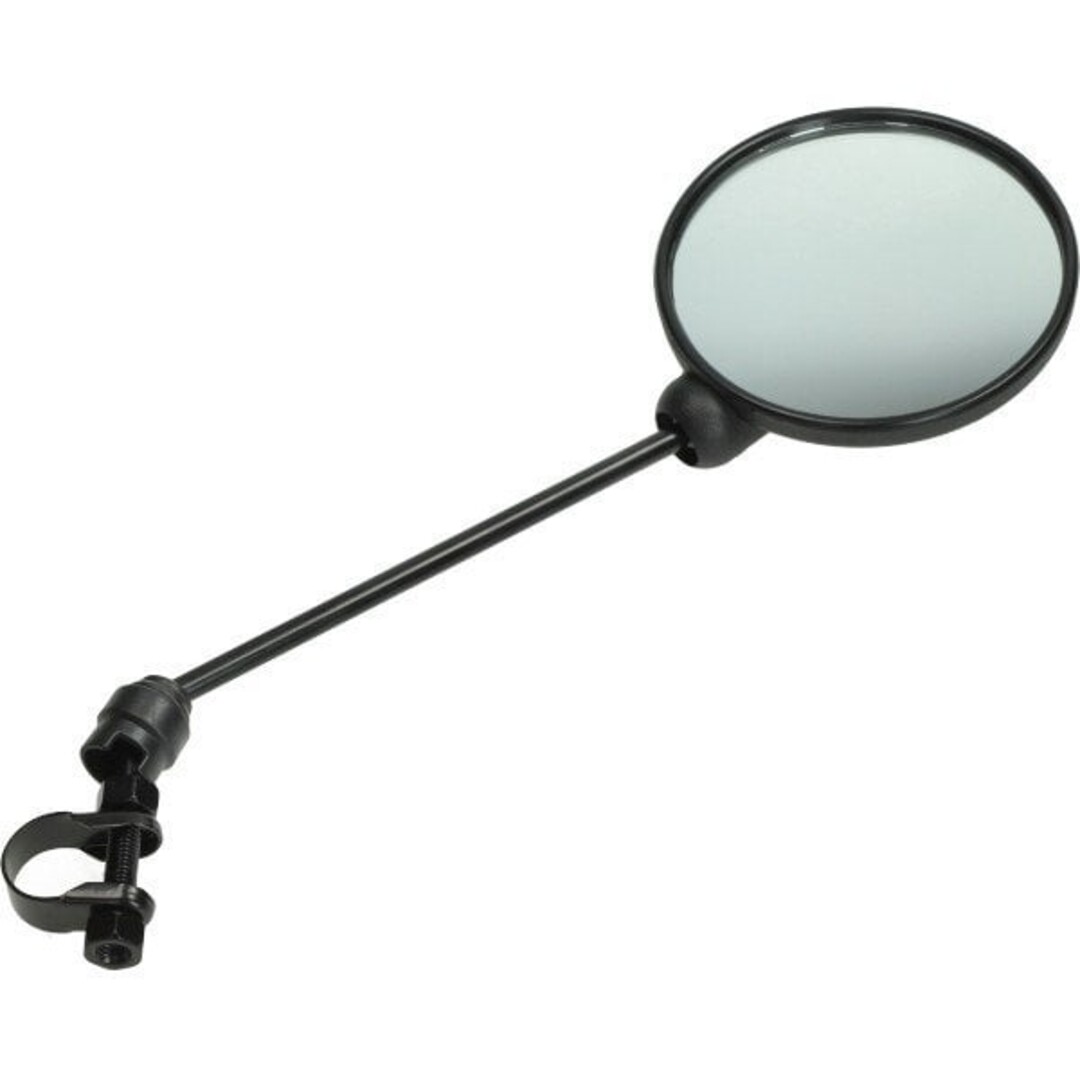 spiegel + klem bromfiets/fatbike zwart DMP