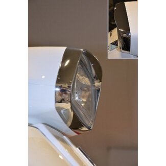 koplamprand + luifel vespa S chroom DMP