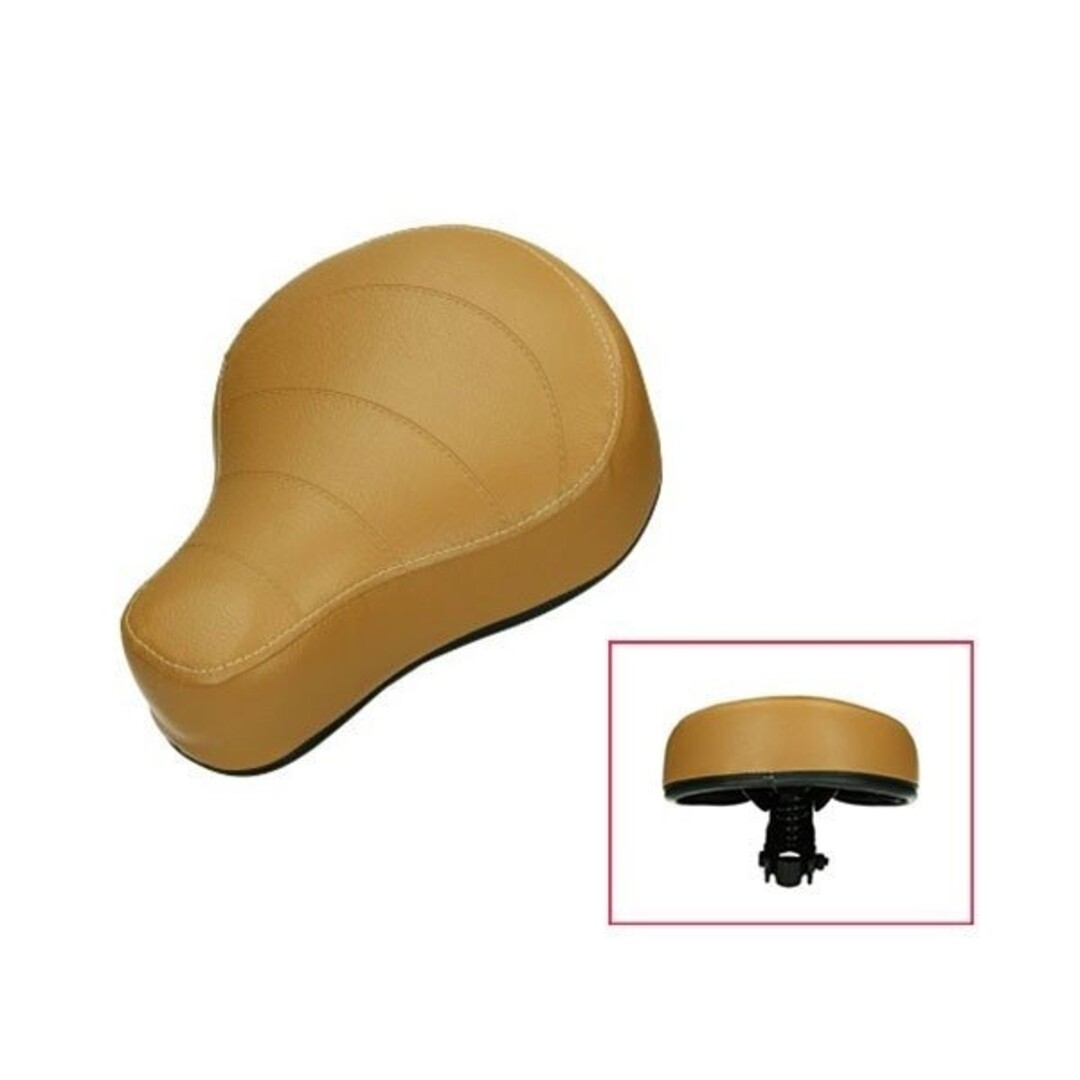 zadel (made in EU) zonder logo mofa.moped maxi bruin